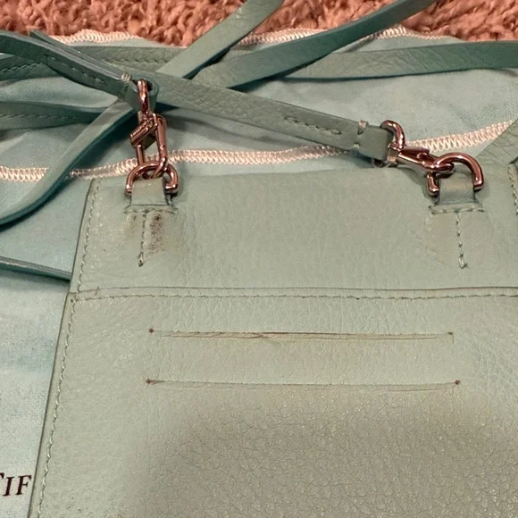 Tiffany & Co. Blue Leather Phone Bag - Picture 4 of 6